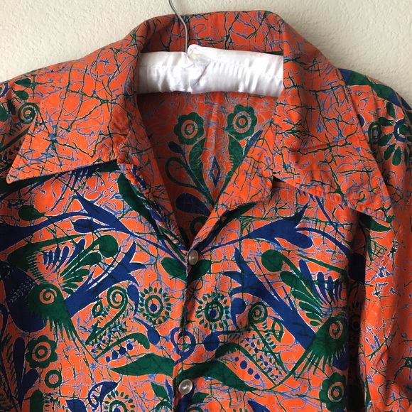 Vintage Men’s Button Down Shirt Short Sleeve XL - Picture 3 of 7